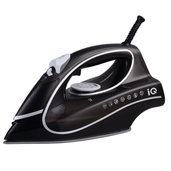IQ EI-863 Ηλεκτρικό Σίδερο Black 3100W Δοχείο 450ml Κεραμική Πλάκα 