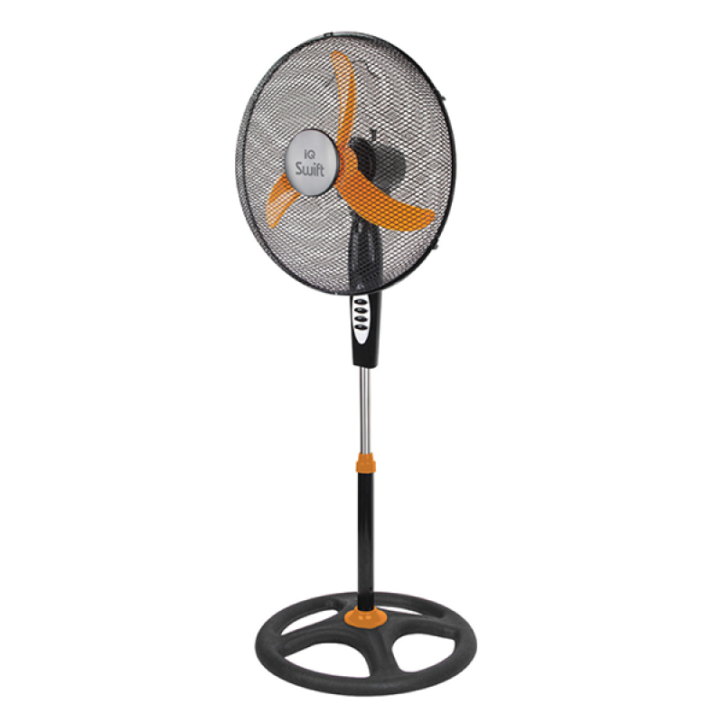 IQ VSF-47 Ανεμιστήρας Ορθοστάτης 70W Διαμέτρου 45cm Orange (3 άτοκες δόσεις)