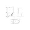 KLP Elka Λεκάνη Δαπέδου Rimless με Καζανάκι ΧΠ/ΠΣ Λευκή 4450125 (3 άτοκες δόσεις)