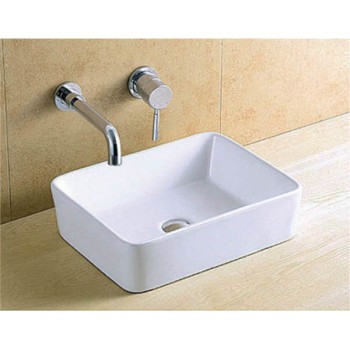 KLP Plus Επικαθήμενος Νιπτήρας 444902 Πορσελάνης 60x41cm Λευκός (3 άτοκες δόσεις)