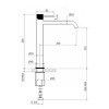 Teorema Lab Μπαταρία Νιπτήρα υψηλή επιτραπέζια Inox  213411