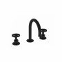 Teorema Program One 631010 Μπαταρία Νιπτήρος 3 οπών με βαλβίδα clicker μαυρη ματ (3 άτοκες δόσεις)