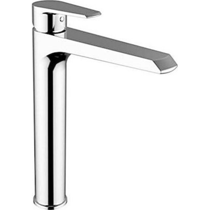 Teorema Velvet Μπαταρία Νιπτήρα υψηλή επιτραπέζια Inox 214111
