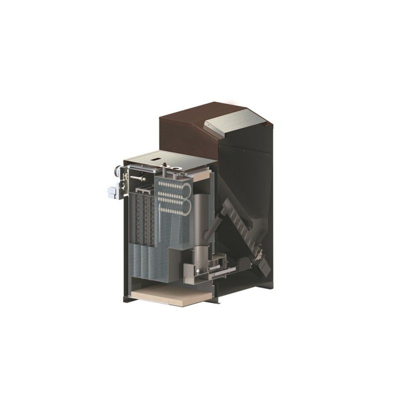 Kiturami KRP 20PA Λέβητας Pellet Αυτοκαθαριζόμενος 26kW Με Ενσωματωμένο Boiler Για Ζ.Ν.Χ & Και Θερμοστάτη Πολλαπλών Λειτουργιών (3 άτοκες δόσεις)