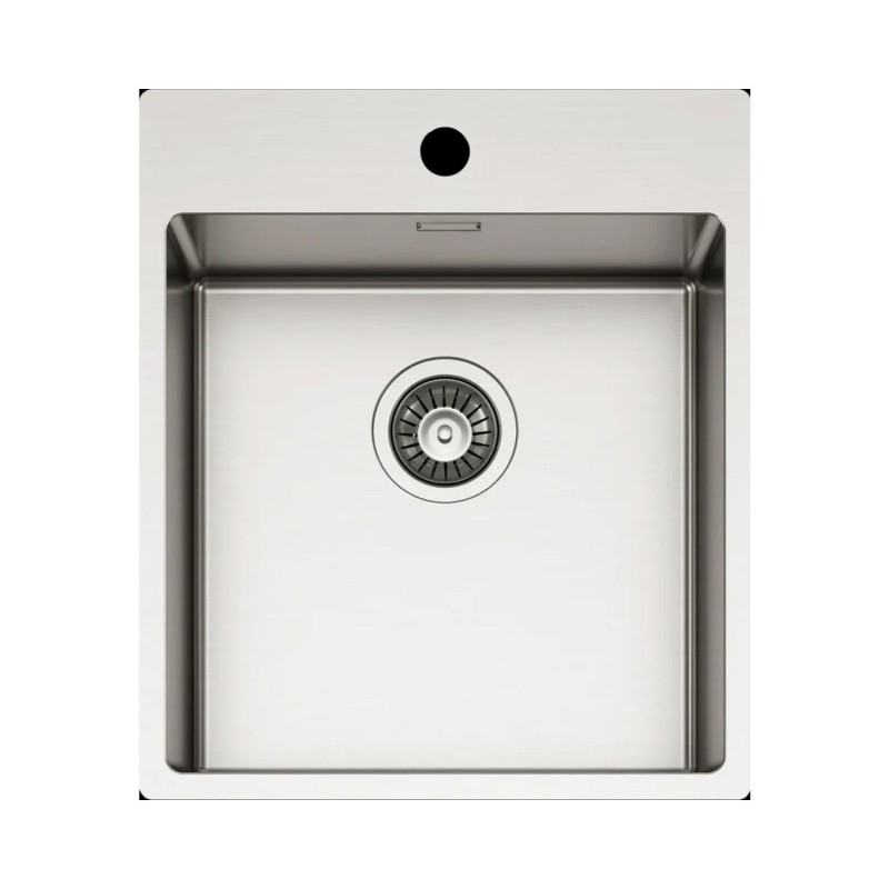 Elleci Compass 400 Νεροχύτης κουζίνας ανοξείδωτος 44x51cm 