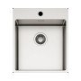 Elleci Compass 400 Νεροχύτης κουζίνας ανοξείδωτος 44x51cm 