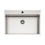 Elleci Compass 700 Νεροχύτης κουζίνας ανοξείδωτος 74x51cm 