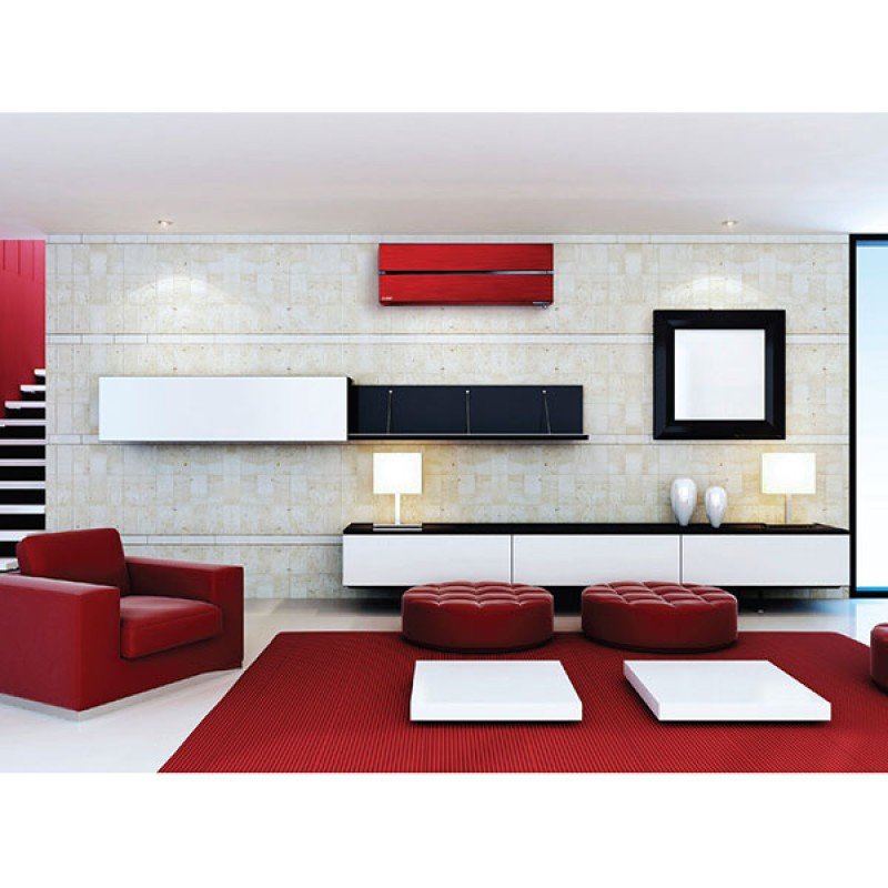Mitsubishi MSZ/MUZ-LN50VG2(R) 18.000Btu Ruby Red , Wifi & R32 Α+++/++ Πιστοποίηση Eurovent (3 άτοκες δόσεις)