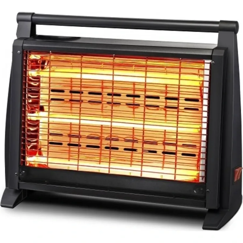 KUMTEL LX-2832 Σόμπα Χαλαζία 1500W Μαύρη