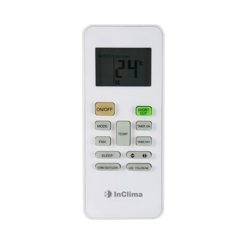 Inclima By Midea INCLIMA-12HRFN8 V1 Κλιματιστικό Inverter 12000 BTU A++/A+++ με Ιονιστή και WiFi Ready