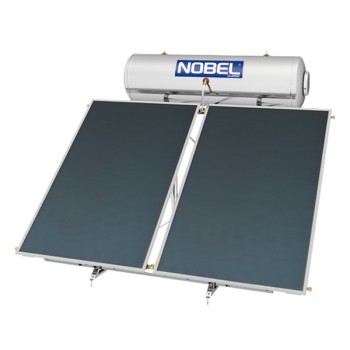 Nobel classic 300lt/5.2m² Ηλιακός Θερμοσίφωνας Glass Διπλής Ενέργειας Ταράτσας Επιλεκτικός als (3 άτοκες δόσεις)