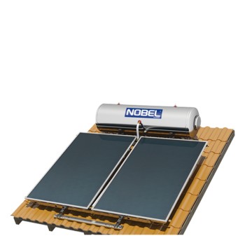 Nobel Classic 300lt/5.2m² Ηλιακός Θερμοσίφωνας Glass Διπλής Ενέργειας Κεραμοσκεπή Επιλεκτικός Als (3 άτοκες δόσεις)