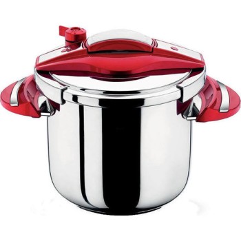 Pyramis Chroma Inox Χύτρα Ταχύτητας 8 lt 22 cm και καπάκι με τετραπλό σύστημα ασφαλείας 014003201 (3 άτοκες δόσεις)