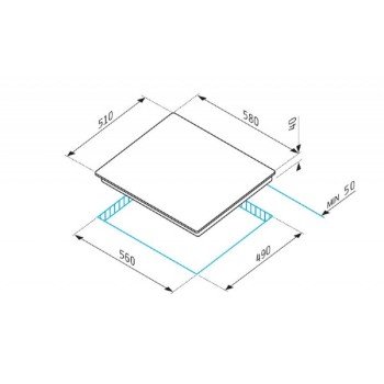 Pyramis Εστία 58HL 536 Αφής με ανοξείδωτο πλαίσιο 030057801 (3 άτοκες δόσεις) Pyramis Εστία 58HL 536 Αφής με ανοξείδωτο πλαίσιο 030057801 (3 άτοκες δόσεις)