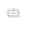 Maidsinks Fedra (86x50) 2Β Inox Ένθετος Νεροχύτης 107162501 (3 άτοκες δόσεις)