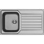 Maidsinks Fedra (86x50) 1Β 1D Inox Λείος Ενθετος Νεροχύτης 100185301 (3 άτοκες δόσεις)