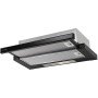 Pyramis Ecoline 60 Απορροφητήρας Συρόμενος 60cm Inox με Μαύρο Γυαλί 065032801 