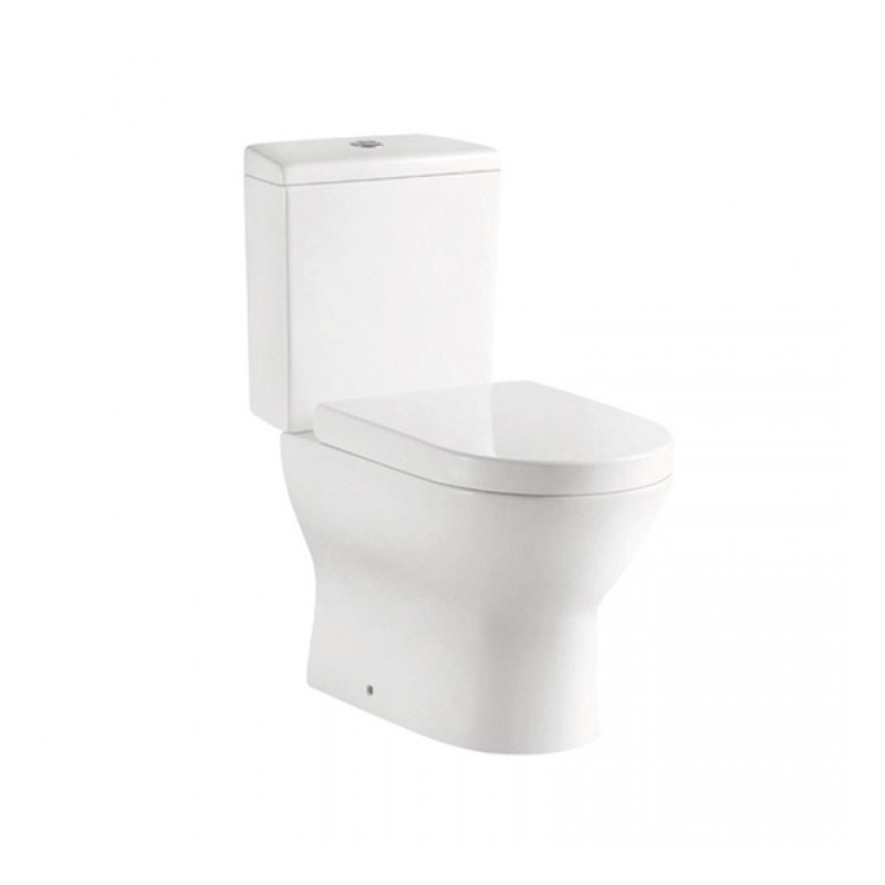 Pyramis Florelia 023015601 Επιτοίχια Λεκάνη Με Καπάκι Soft Close 023015801 & Καζανάκι 023015701   (3 άτοκες δόσεις)