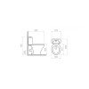 Pyramis Karystos ΙΙ Rimless Universal 023018601 Λεκάνη Με Καπάκι Soft Close & Καζανάκι  (3 άτοκες δόσεις)