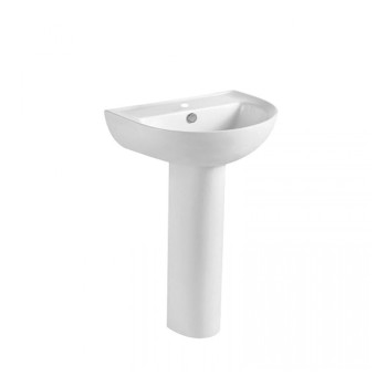 Pyramis Drenia 023016401 545x435x860mm Νιπτήρας με κολόνα  (3 άτοκες δόσεις)
