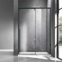 Karag Santorini Nero 400 (NNI6121) 120x200cm Διάφανο Κρύσταλλο Nano 8mm