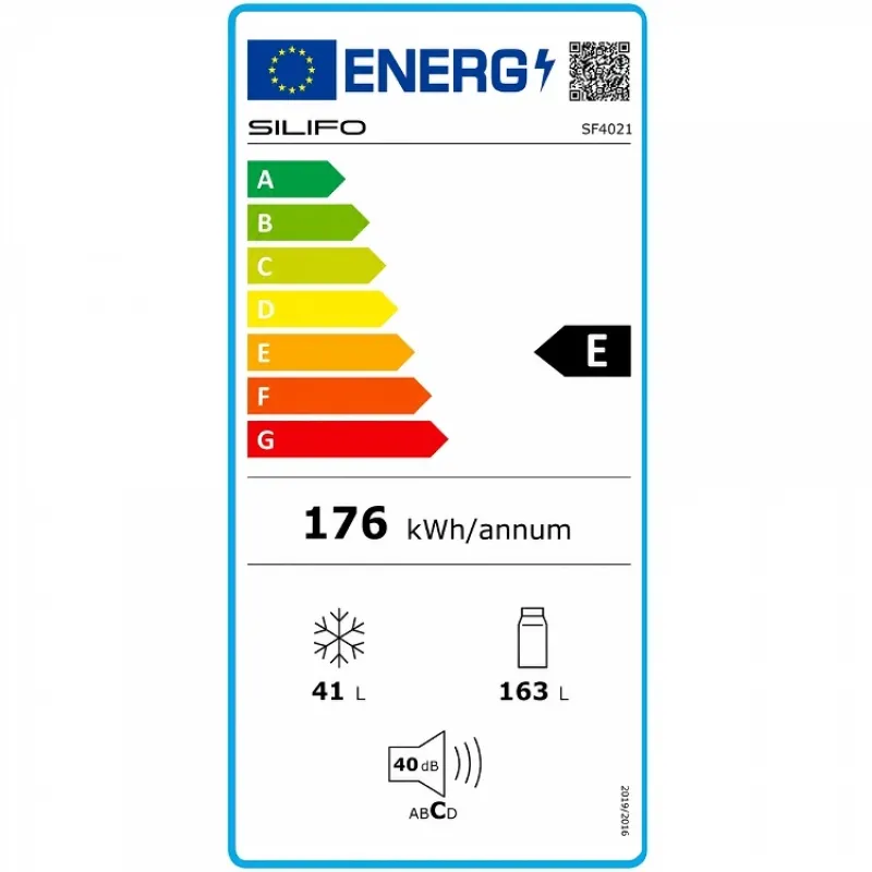 SILIFO SF4021DDR Ψυγείο Δίπορτο Λευκό 144x54.5x54.4 SILIFO SF4021DDR Ψυγείο Δίπορτο Λευκό 144x54.5x54.4