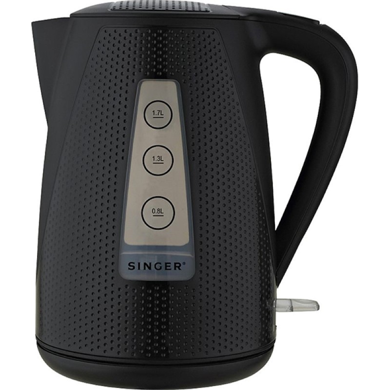 Singer SWK-800DOTS Βραστήρας 1.7lt 2200W Μαύρος (3 άτοκες δόσεις)
