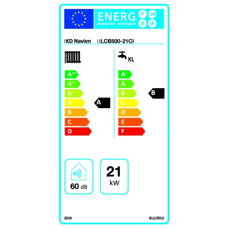 Λέβητας Πετρελαίου Συμπύκνωσης Navien LCB500 Saturn KD 21kW Μπλε Φλόγας με ΖΝΧ HVO Ready