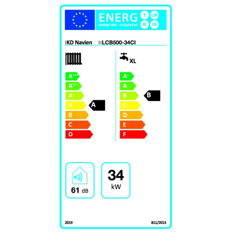 Λέβητας Πετρελαίου Συμπύκνωσης Navien LCB500 Saturn KD 34kW Μπλε Φλόγας με ΖΝΧ HVO Ready