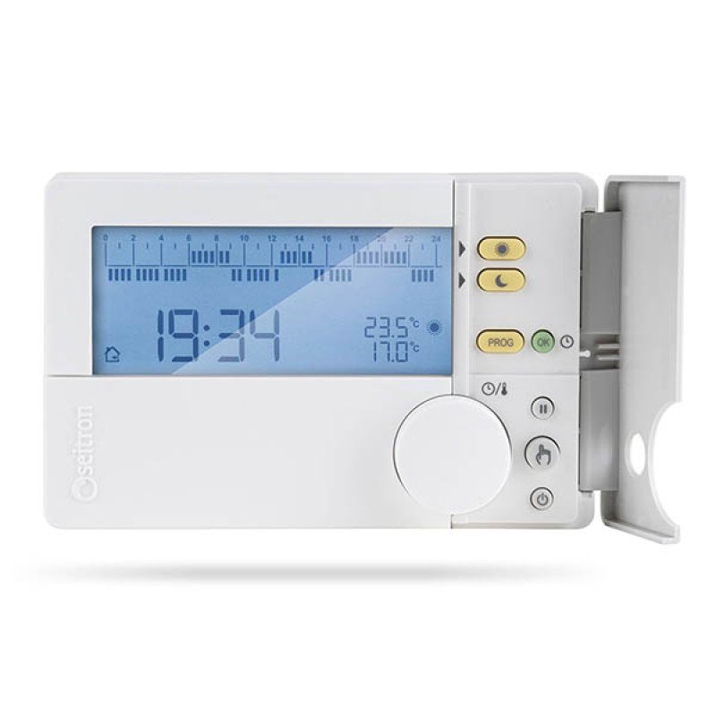 Seitron Freetime Evo tcd02b Προγραμματιζόμενος Θερμοστάτης Ημερήσιος/Εβδομαδιαίος Ιταλίας Ψύξη/Θέρμανση 