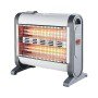 Telemax QH-1601 Σόμπα Χαλαζία με Ανεμιστήρα 1600W Silver