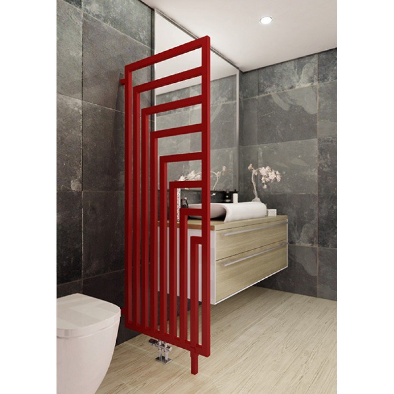 Terma Angus DW Πετσετοκρεμάστρα 1200W 1780x680mm Metallic Black (3 άτοκες δόσεις)