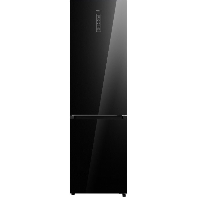 Tesla RC3800FMB Ψυγειοκαταψύκτης 378lt Total NoFrost Υ201xΠ59.5xΒ60 cm Μαύρο  