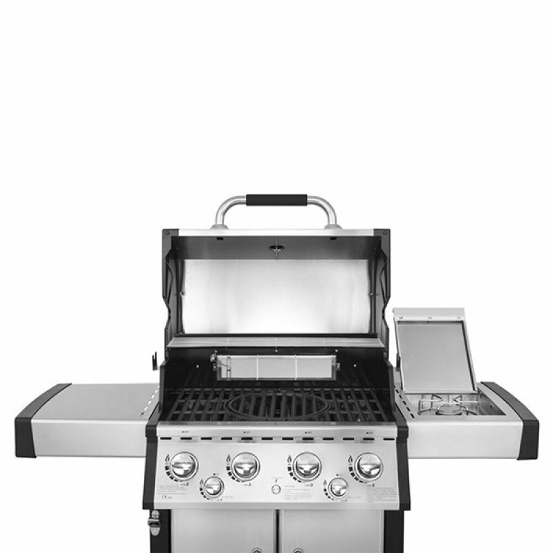 Thermogatz Ψησταριά Υγραερίου Gs Grill Superior με Μαντεμένια Σχάρα, 4 Εστίες και Πλαϊνό Μάτι (3 άτοκες δόσεις)