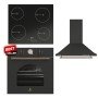 Thermogatz Φούρνος Ηλεκτρικός TGS 5522 BL Rustic + Εστίες Ηλεκτρικές TGS 6040 GL + Απορροφητήρας TGS 950 BL Rustic (3 άτοκες δόσεις)