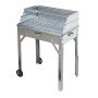 Thermogatz Ψησταριά Κάρβουνου 70x40cm Νο74 Γαλβανιζέ (3 άτοκες δόσεις)