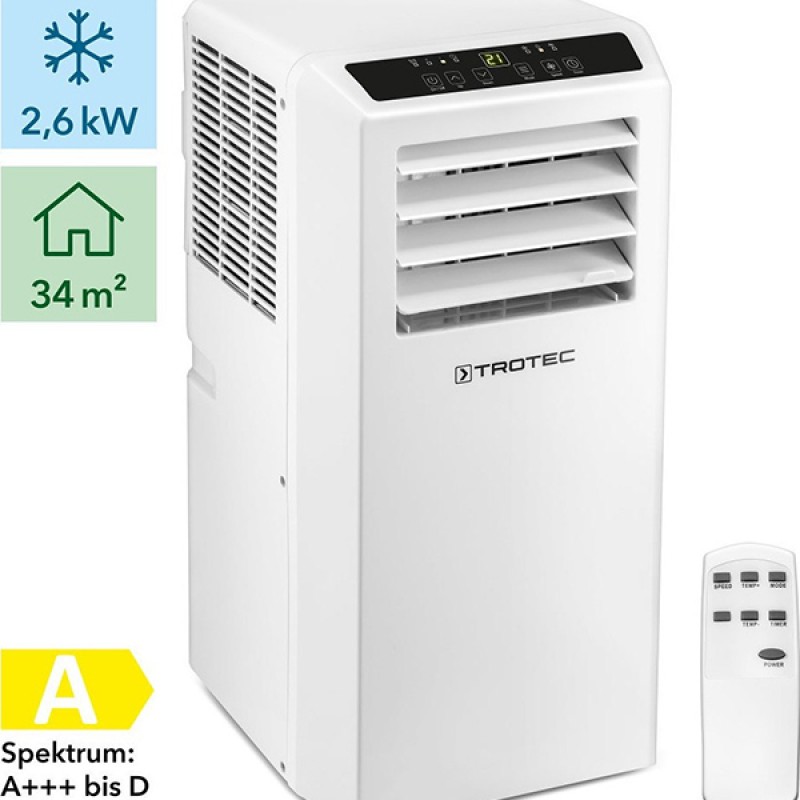 Trotec PAC-2610-S 2020 Φορητό κλιματιστικό Ψύξης 9.000Btu 