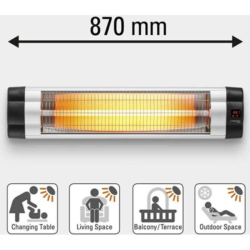 TROTEC IR 2570 S Σόμπα Χαλαζία με Θερμοστάτη 2500W 