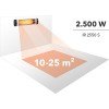 TROTEC IR 2570 S Σόμπα Χαλαζία με Θερμοστάτη 2500W 