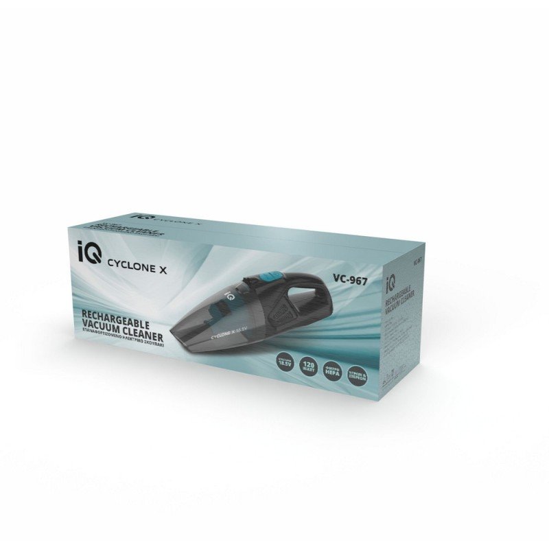IQ VC-967 Επαναφορτιζόμενο Σκουπάκι Χειρός 120 Watt Μπλε