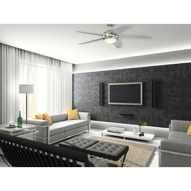 Westinghouse Ανεμιστήρας Οροφής BENDAN LED silver 132 cm 72069 