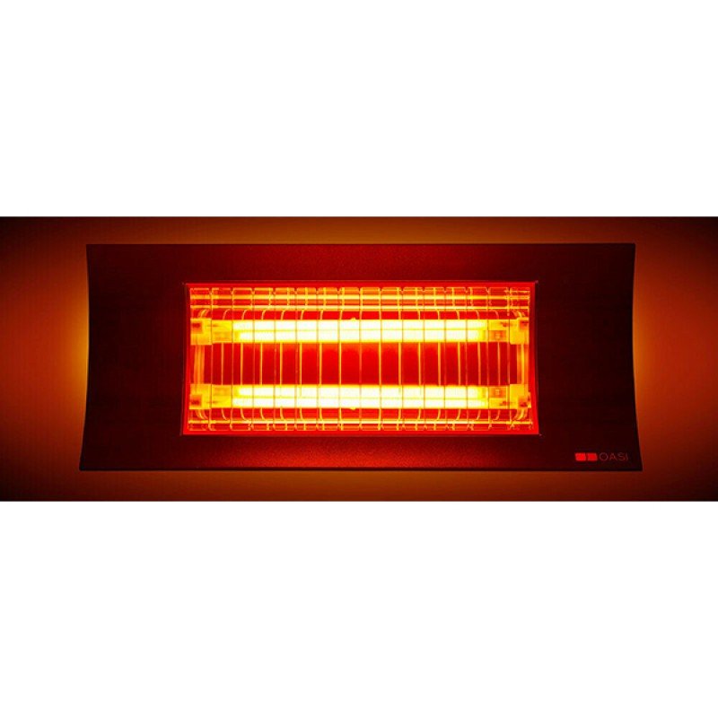 Radialight OASI 2000 Watt Black - Επαγγελματικό Ακτινοβολίας Αλογόνου (3 άτοκες δόσεις)