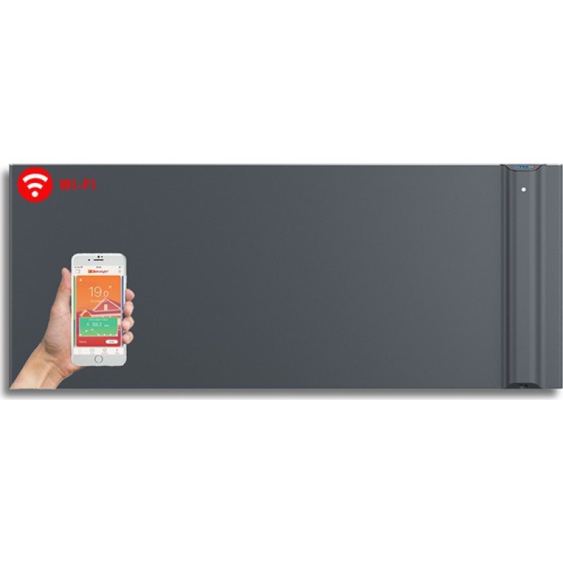 Radialight Klima WiFi Ψηφιακός Θερμοπομπός Διπλής Λειτουργίας 2000 Watt Ανθρακί Με Πετσετοκρεμάστρα Αλουμινίου (3 άτοκες δόσεις)