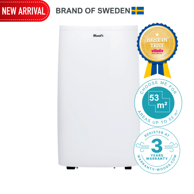 Wood’s Cortina XL Φορητό Κλιματιστικό νέας γενιάς 18000 BTU με WiFi για μεγάλους χώρους