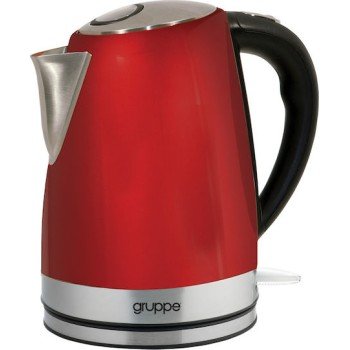 Gruppe EKS17159C Βραστήρας 1.7lt 1850W Κόκκινος