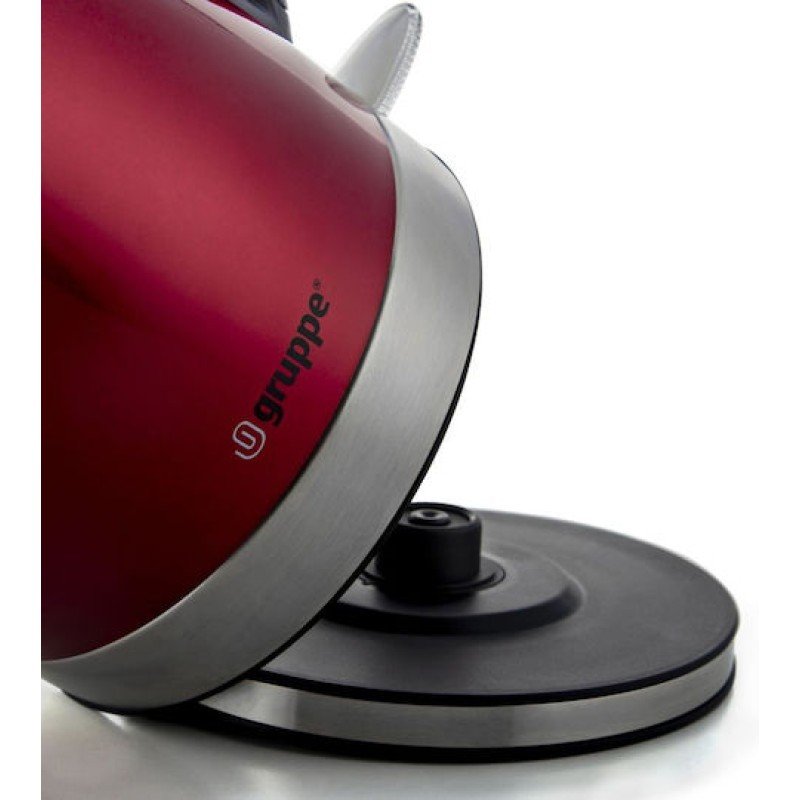 Gruppe EKS17159C Βραστήρας 1.7lt 1850W Κόκκινος Gruppe EKS17159C Βραστήρας 1.7lt 1850W Κόκκινος