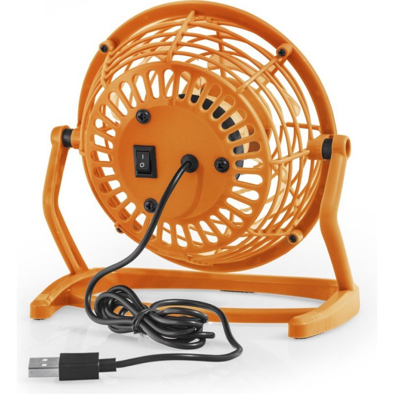 Ανεμιστήρας Trotec TVE 1 Πορτοκαλί γραφείου με USB έγχρωμοι