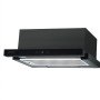 Gruppe Ammos Forte S-3003C-C05-M13-600 Συρόμενος Απορροφητήρας 60cm Μαύρος  
