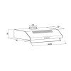 Gruppe Απορροφητήρας Pratico White 200m3/h 50cm  