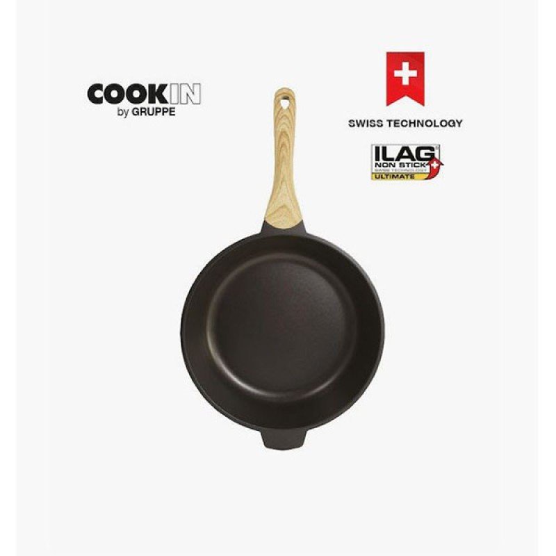 Gruppe Cookin KESJ28 Τηγάνι Με Καπάκι Με Αντικολλητικό Επίστρωση 28cm 